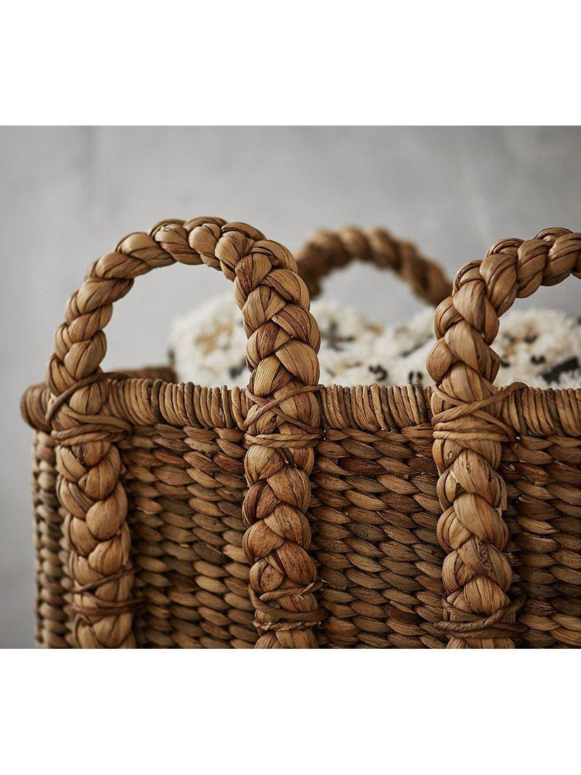 Pottery Barn seagrass low basket natural (British brand)