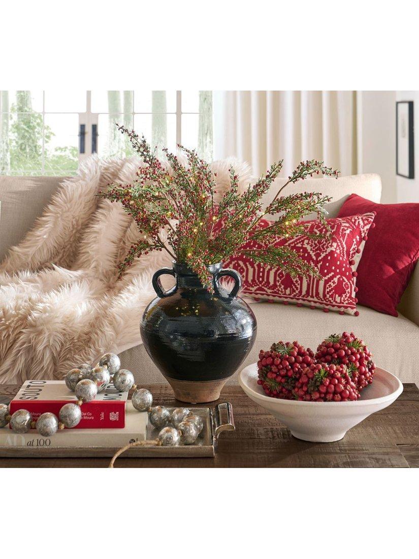 Pottery Barn rustic rectangular aluminium tray, imported from the UK