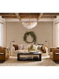 Pottery Barn rustic rectangular aluminium tray, imported from the UK