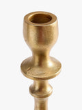 Pottery Barn Normandie Pillar Candle Holder in polished aluminium - British product