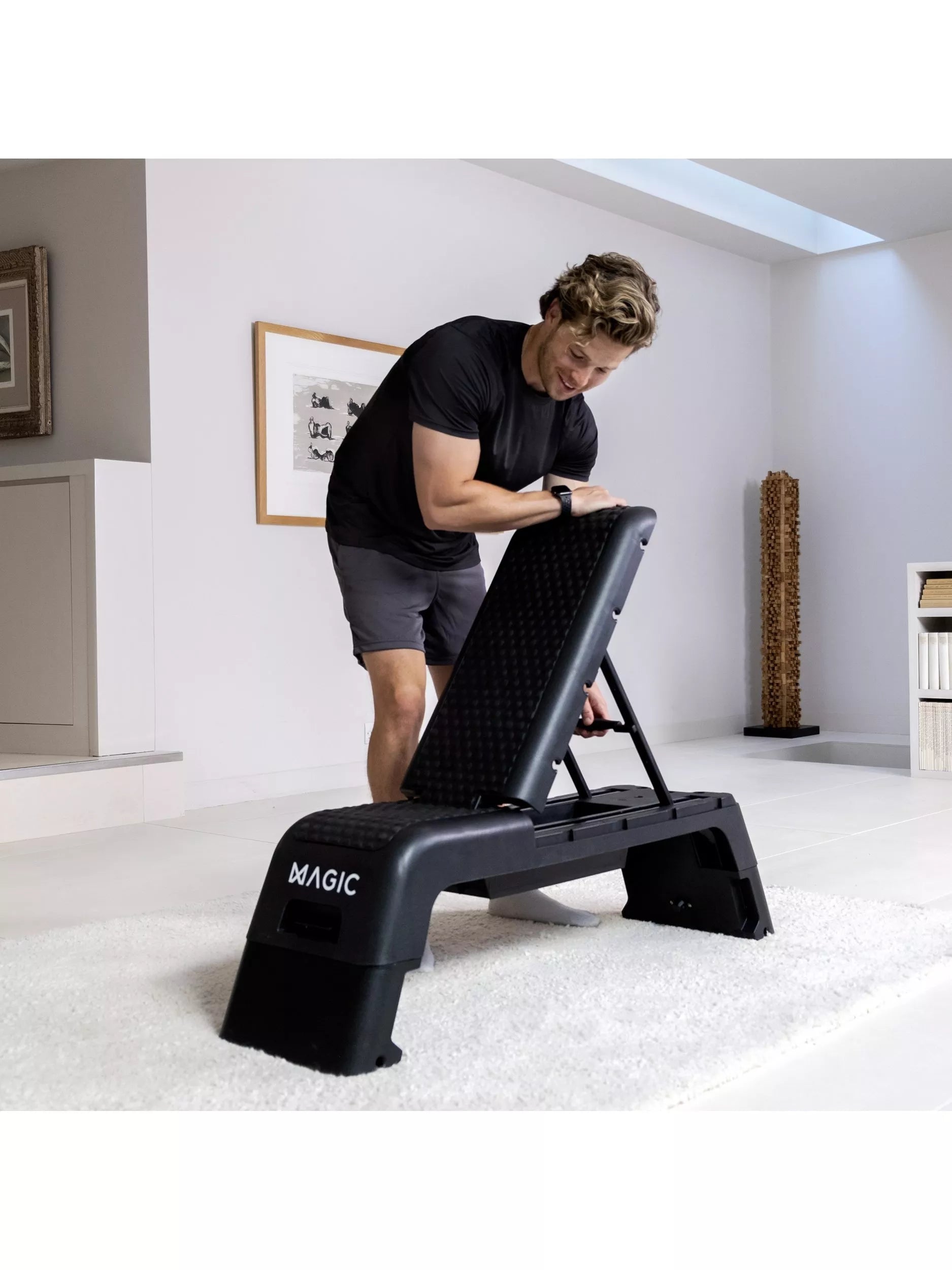 MAGIC AI folding incline bench - British product