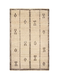 Pottery Barn Calliope Pure Wool Rug, Flax Black