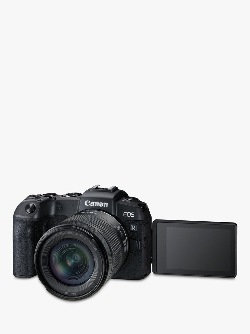 Canon EOS RP mirrorless camera with 24-105mm lens (British brand)