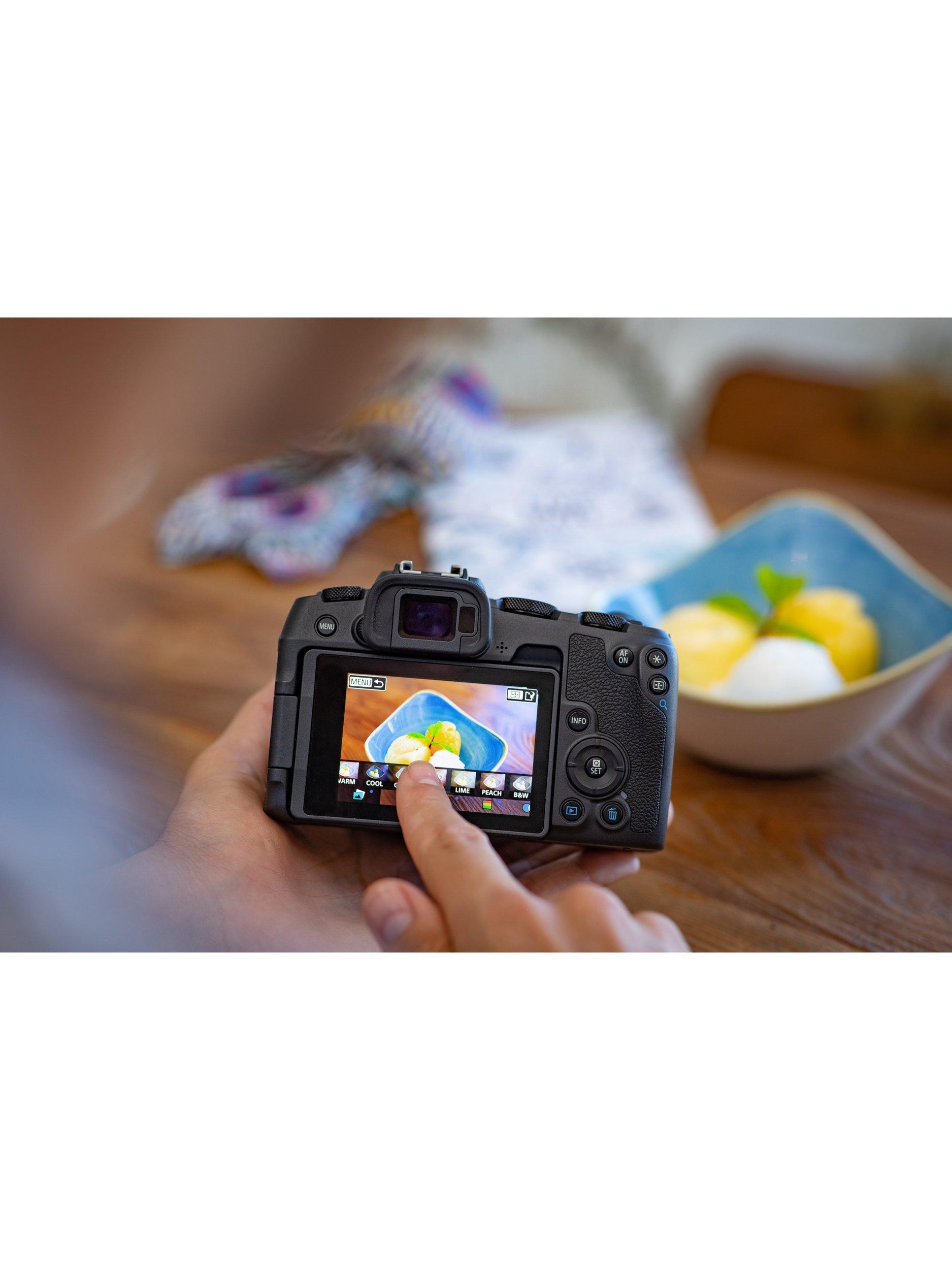 Canon EOS RP mirrorless camera with 24-105mm lens (British brand)