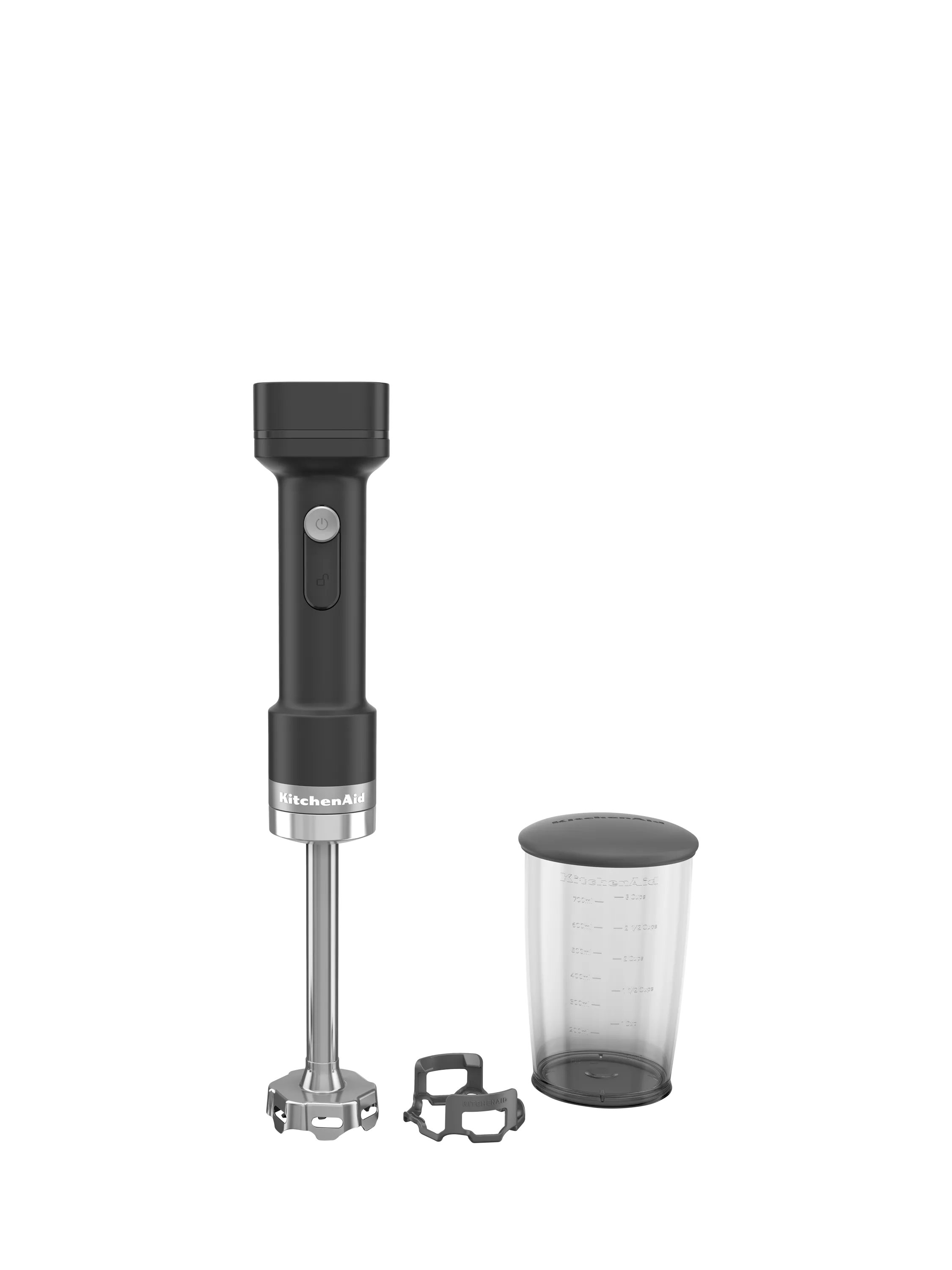 KitchenAid cordless hand blender matte black, imported from the UK