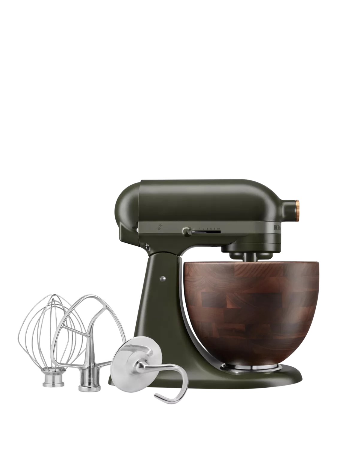 KitchenAid Artisan stand mixer 4.7L walnut wood bowl - British product