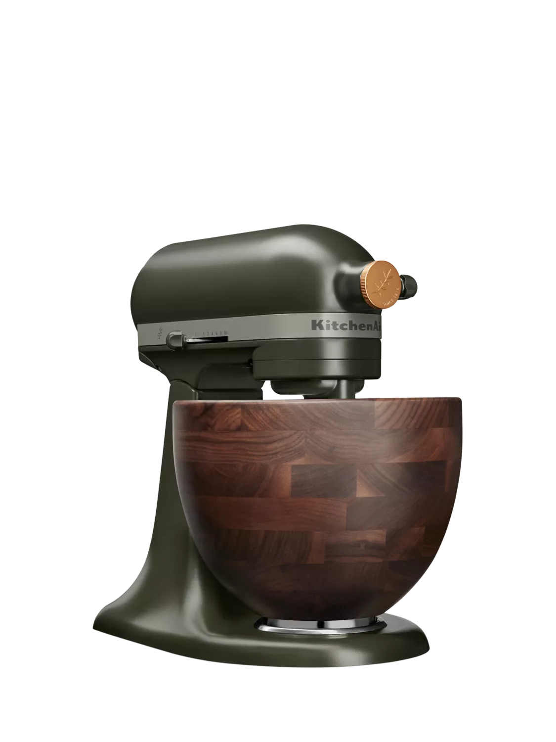 KitchenAid Artisan stand mixer 4.7L walnut wood bowl - British product
