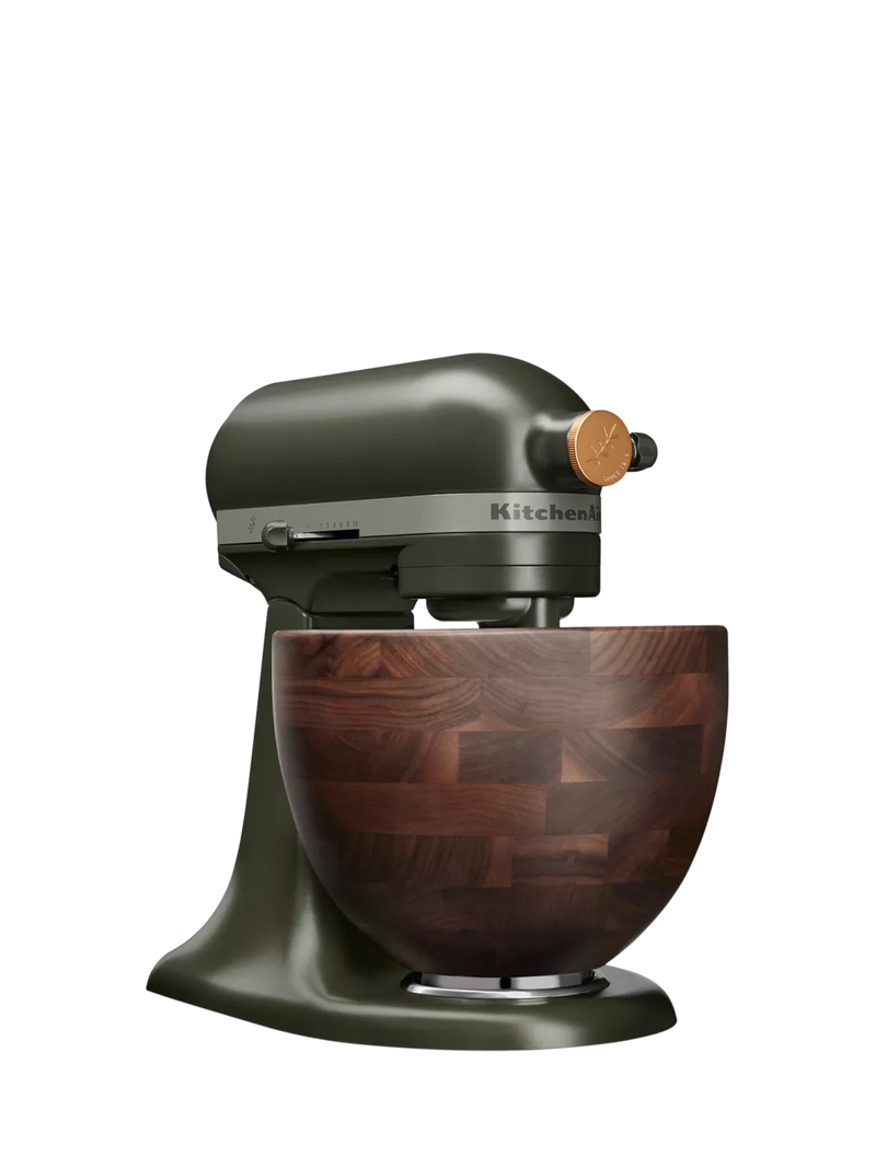 KitchenAid Artisan stand mixer 4.7L walnut wood bowl - British product