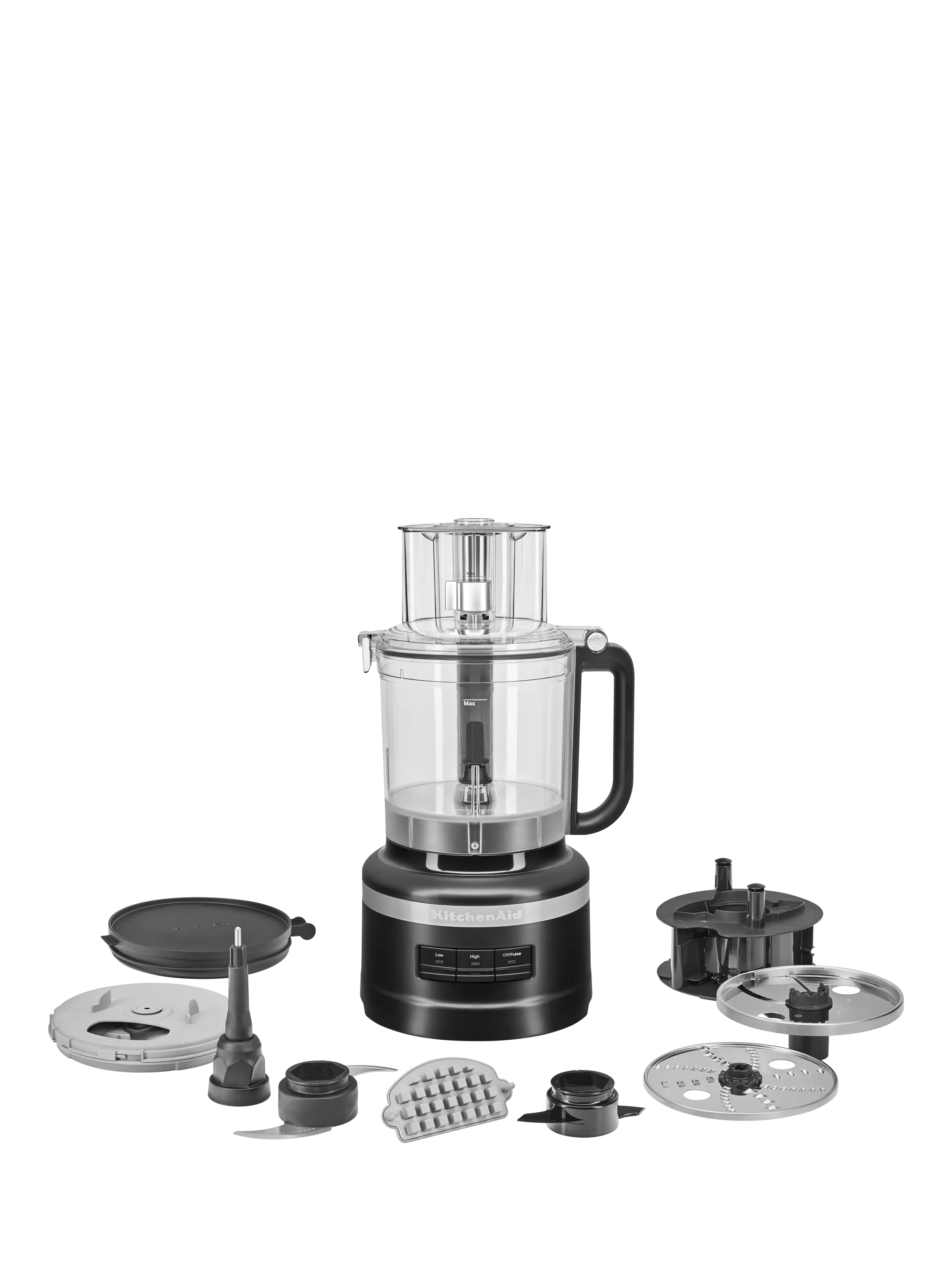 KitchenAid 3.1L food processor black (British brand)