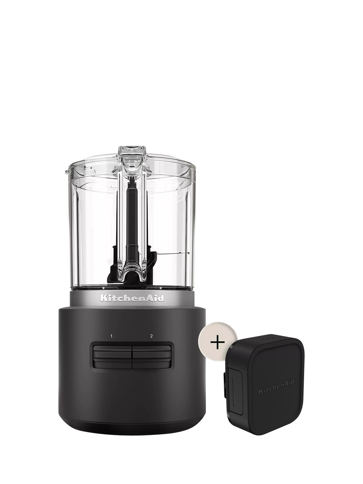 KitchenAid cordless food chopper 1.18L matte black, UK version