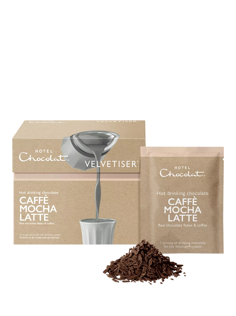Hotel Chocolat Caffè Mocha Latte hot chocolate sachets 310g - British product