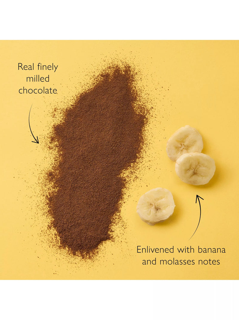 Hotel Chocolat banana cold chocolate sachets 300g, imported from the UK
