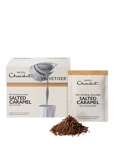 John Lewis Hotel Chocolat Salted Caramel 50% Hot Chocolate Sachets 310g- Buy online at McGrocer