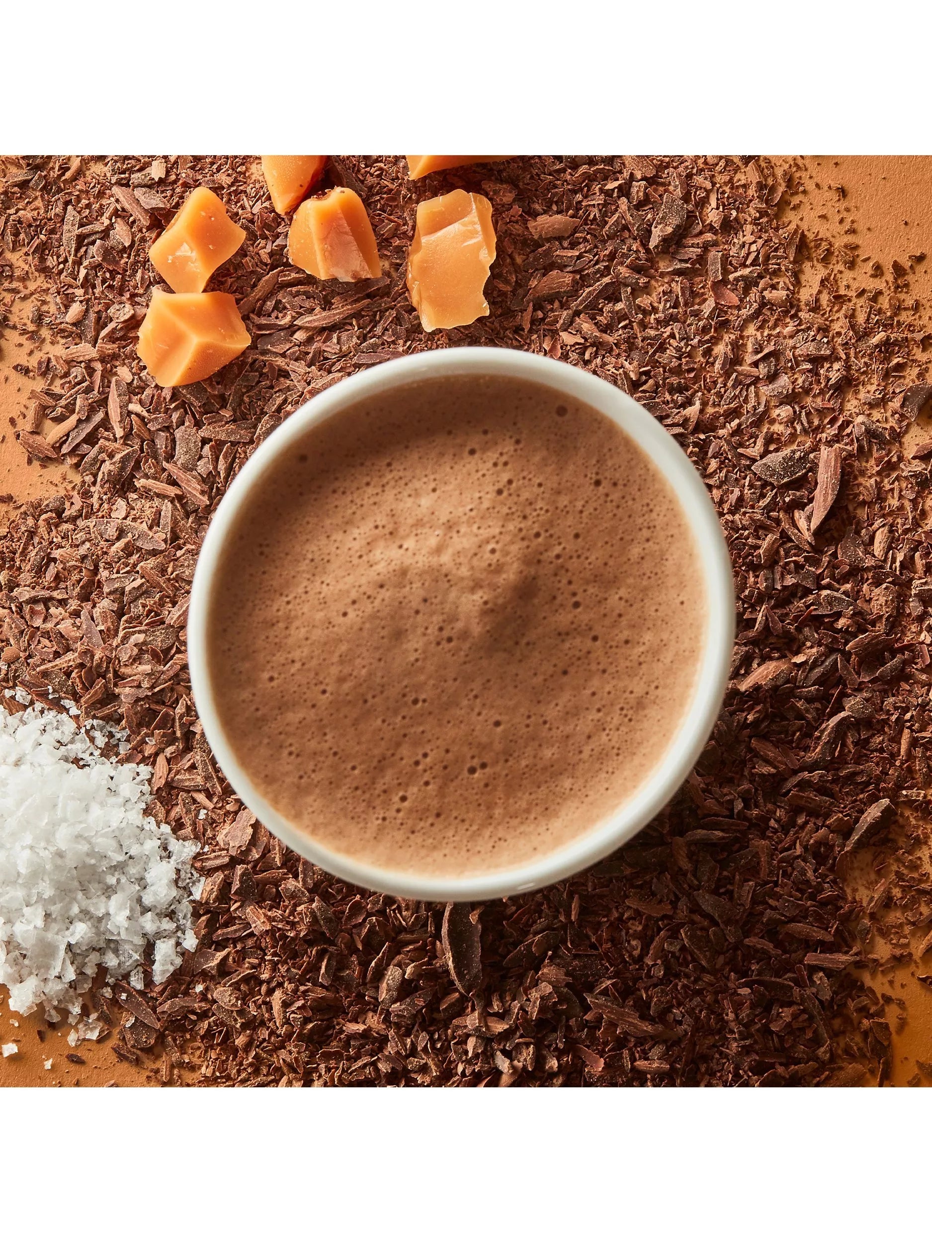 Hotel Chocolat salted caramel hot chocolate sachets 310g, UK version