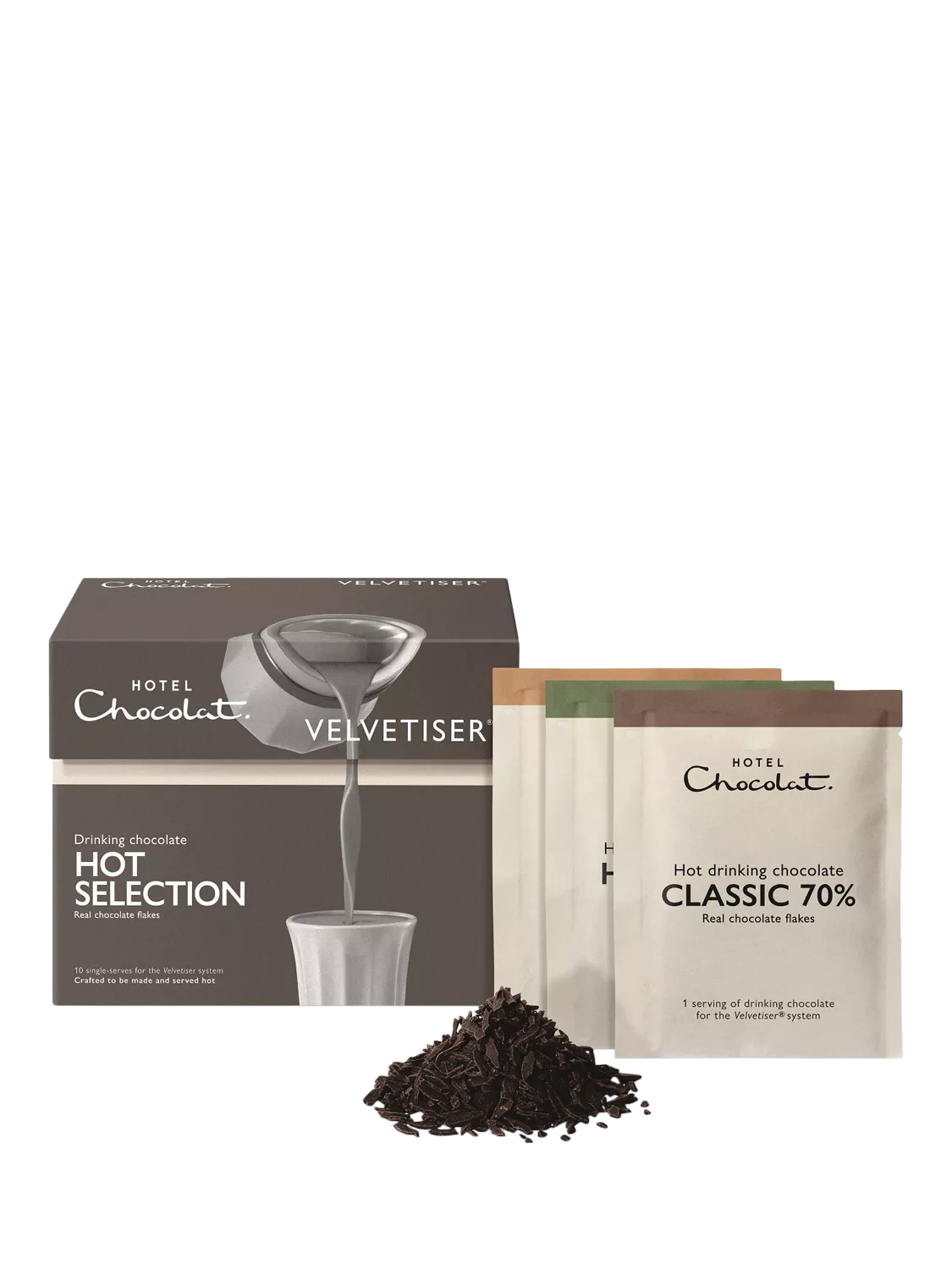 Hotel Chocolat hot chocolate selection box 310g, UK version