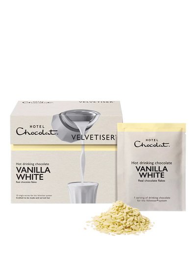 John Lewis Hotel Chocolat Vanilla-White Hot Chocolate Sachets, 310g- Buy online at McGrocer