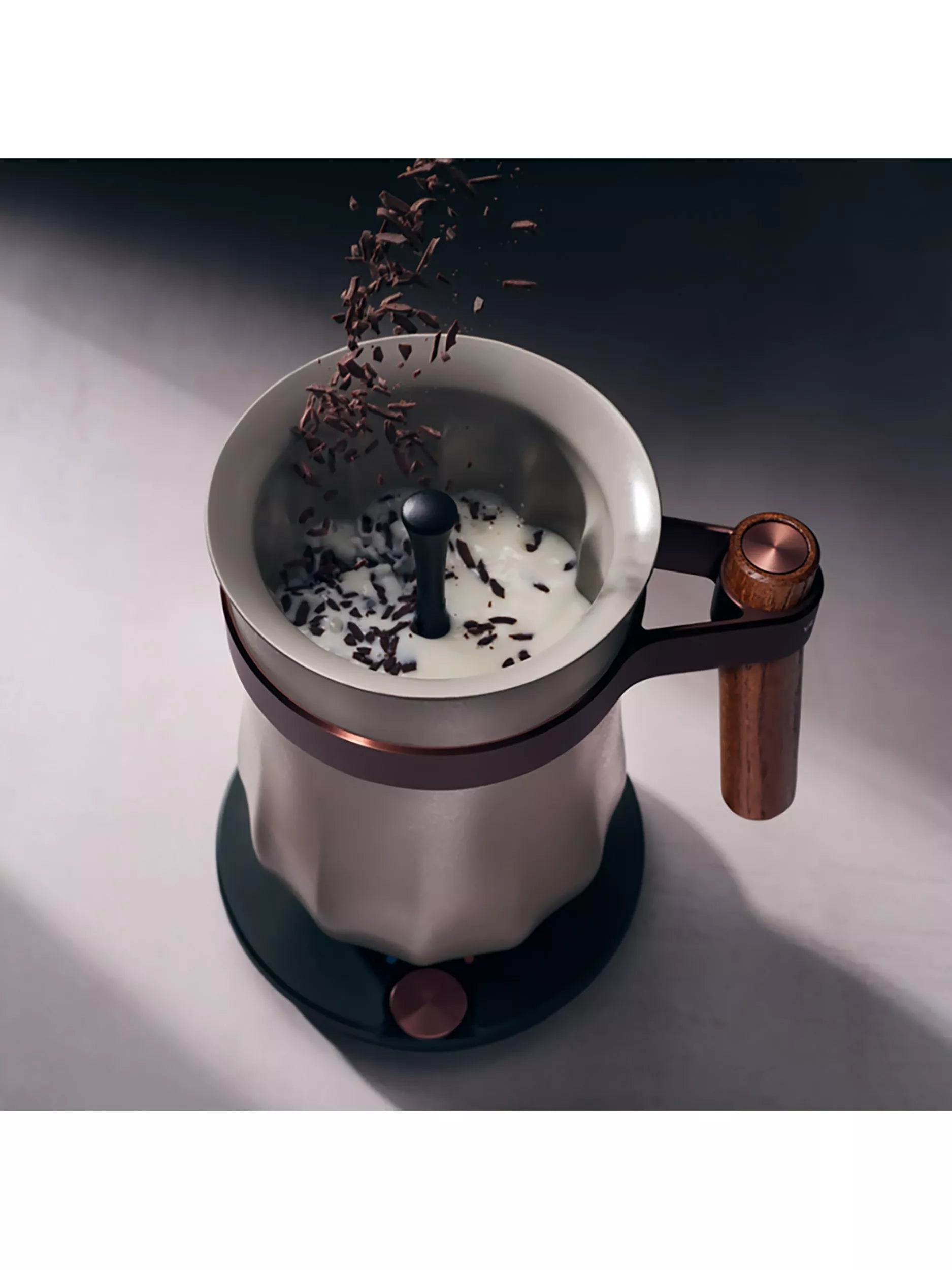 Hotel Chocolat Velvetiser Pebble drinking chocolate machine, UK version