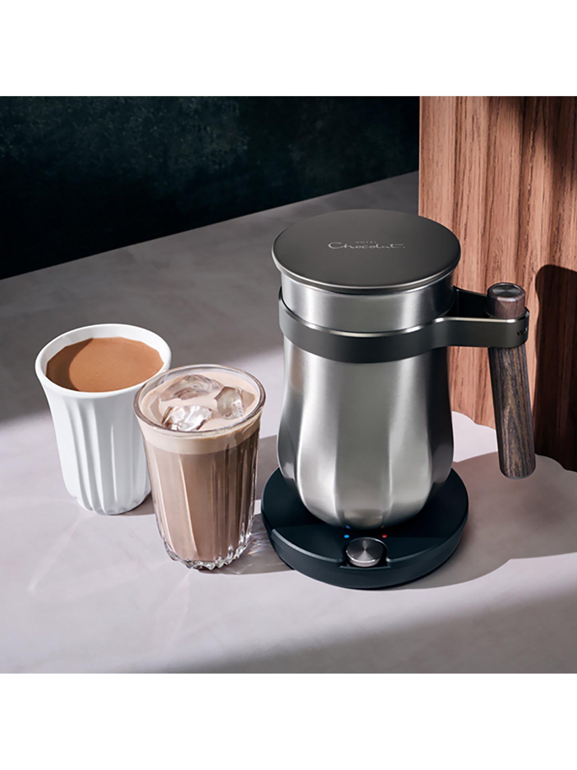 Hotel Chocolat Velvetiser drinking chocolate machine in pewter, UK version