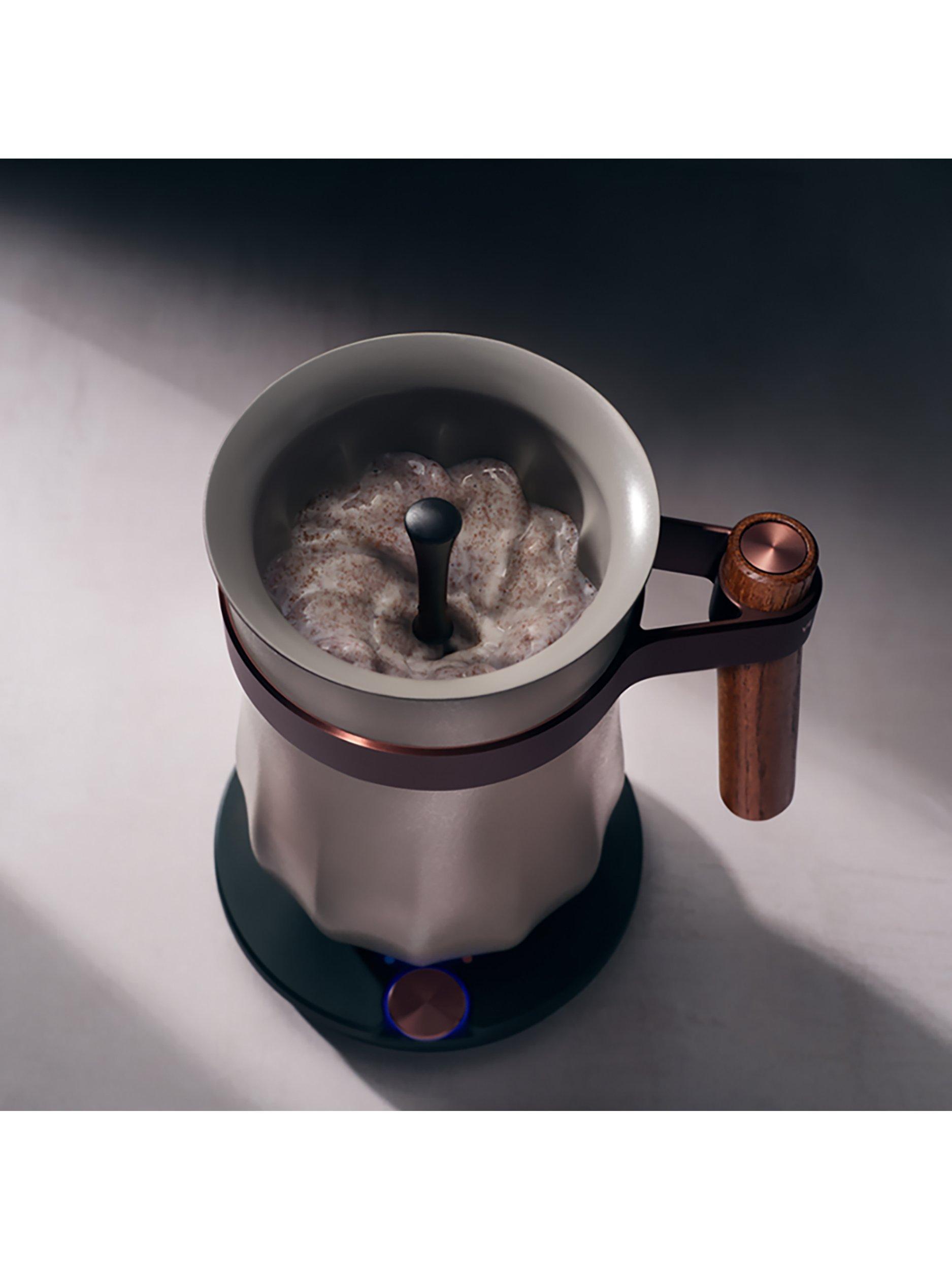 Hotel Chocolat Velvetiser drinking chocolate machine in pewter, UK version