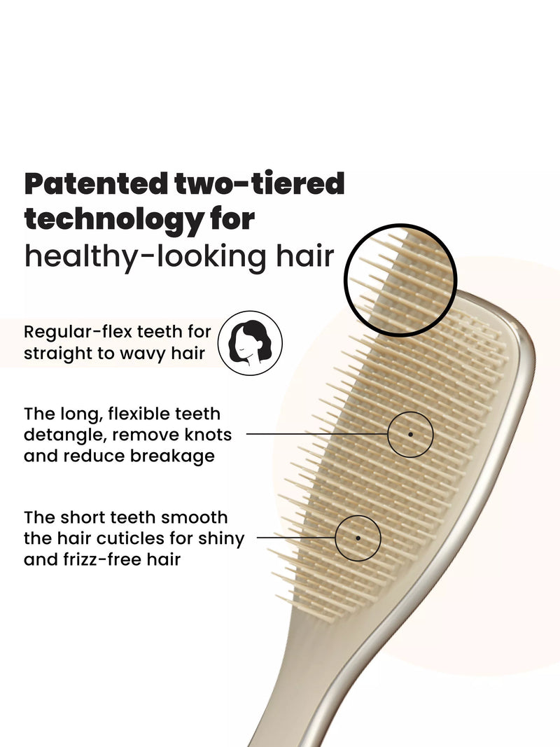Tangle Teezer Chrome brush Champagne Gold (British brand)