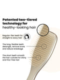 Tangle Teezer Chrome brush Champagne Gold (British brand)