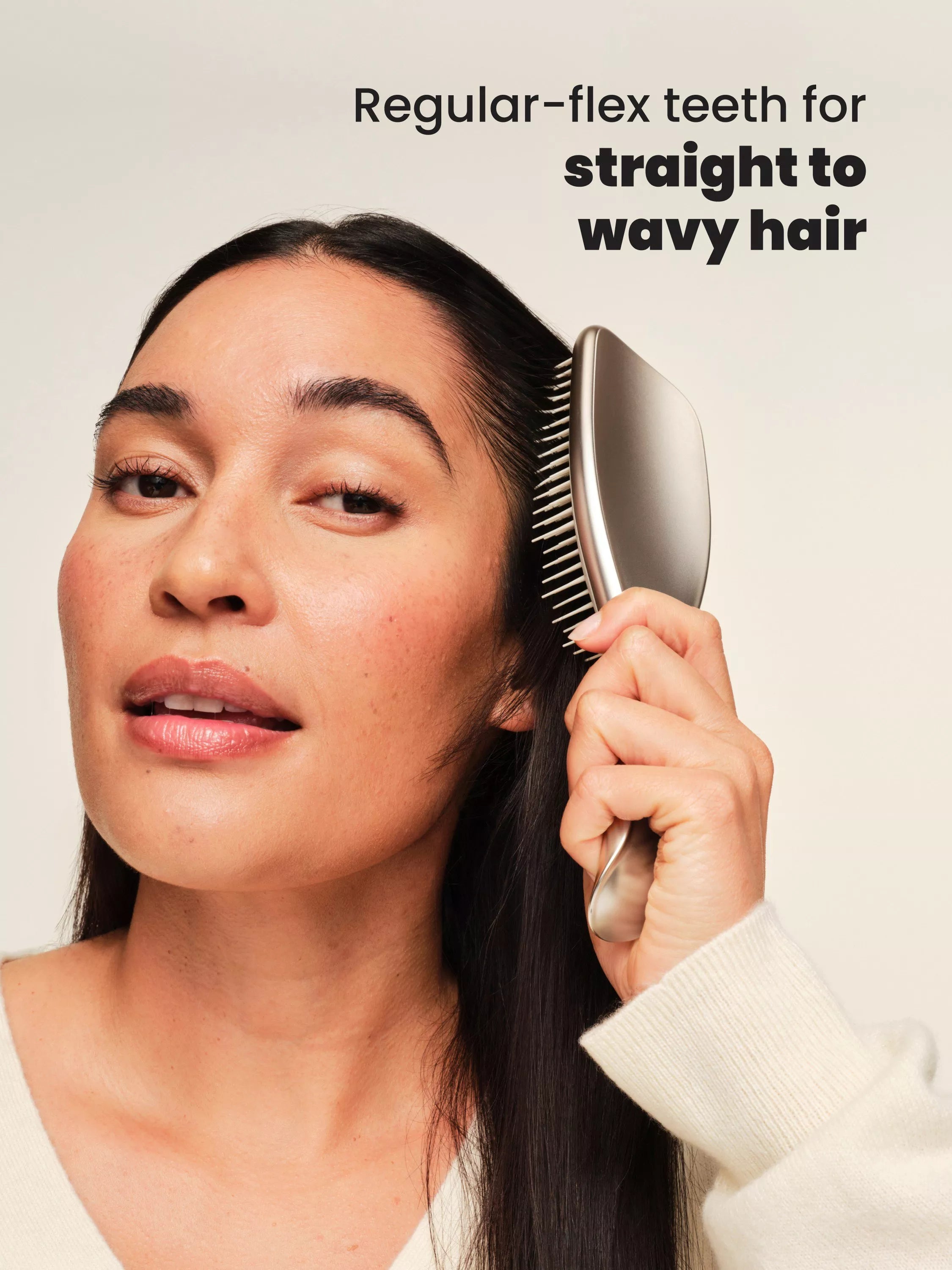 Tangle Teezer Chrome brush Champagne Gold (British brand)
