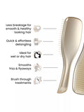 Tangle Teezer Chrome brush Champagne Gold (British brand)