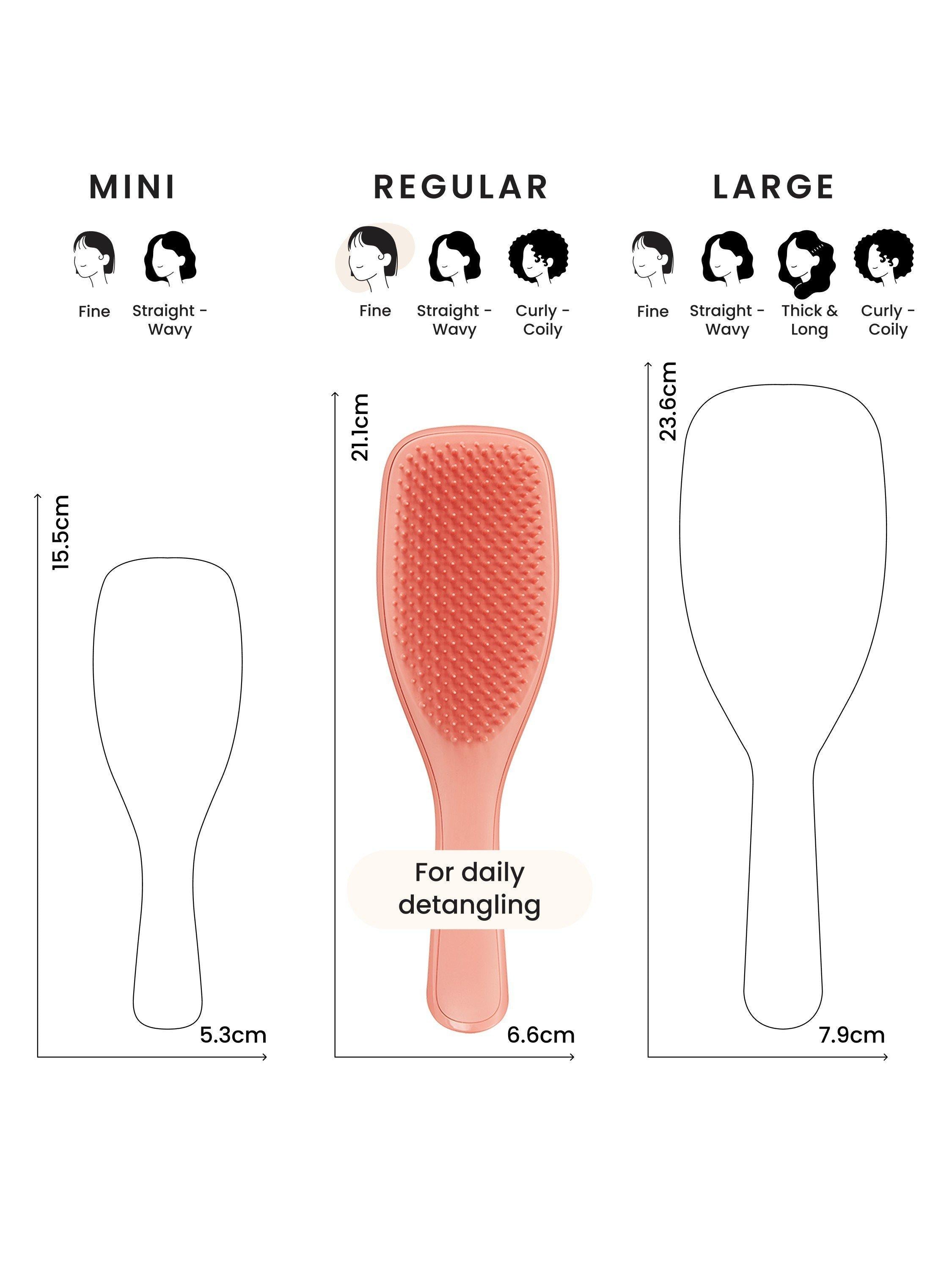 Tangle Teezer Ultimate Detangler Sweet Cinnamon fine hair brush - British product