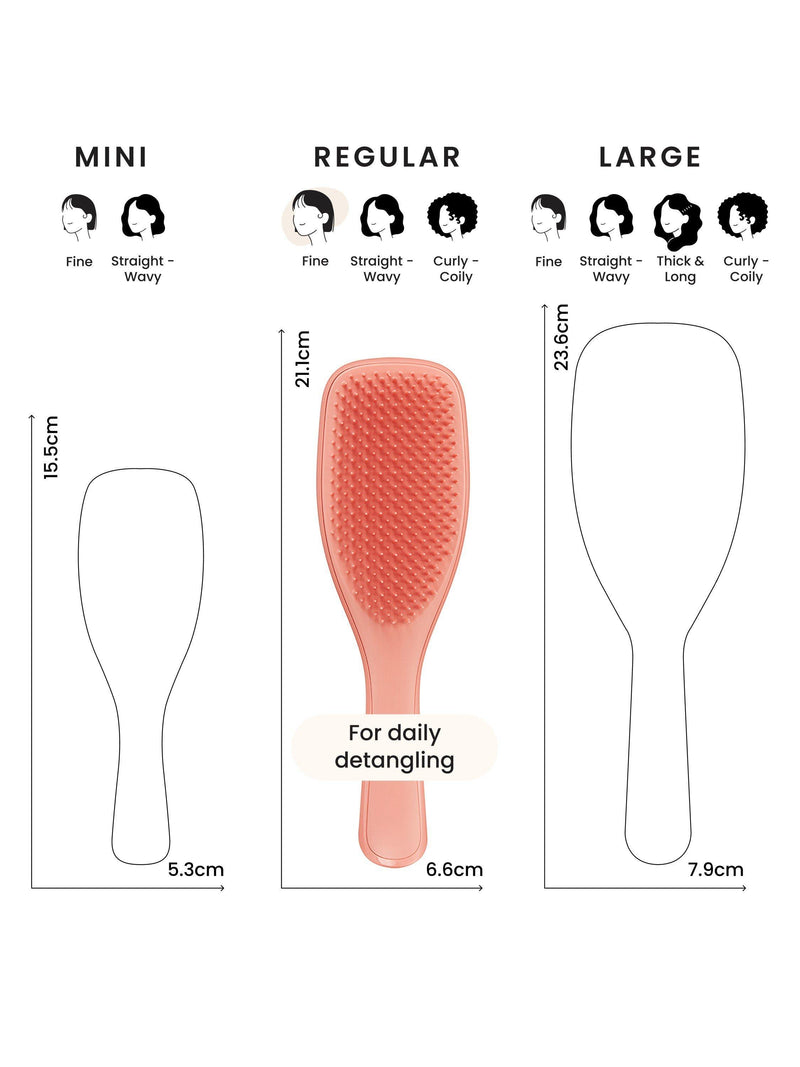 Tangle Teezer Ultimate Detangler Sweet Cinnamon fine hair brush - British product