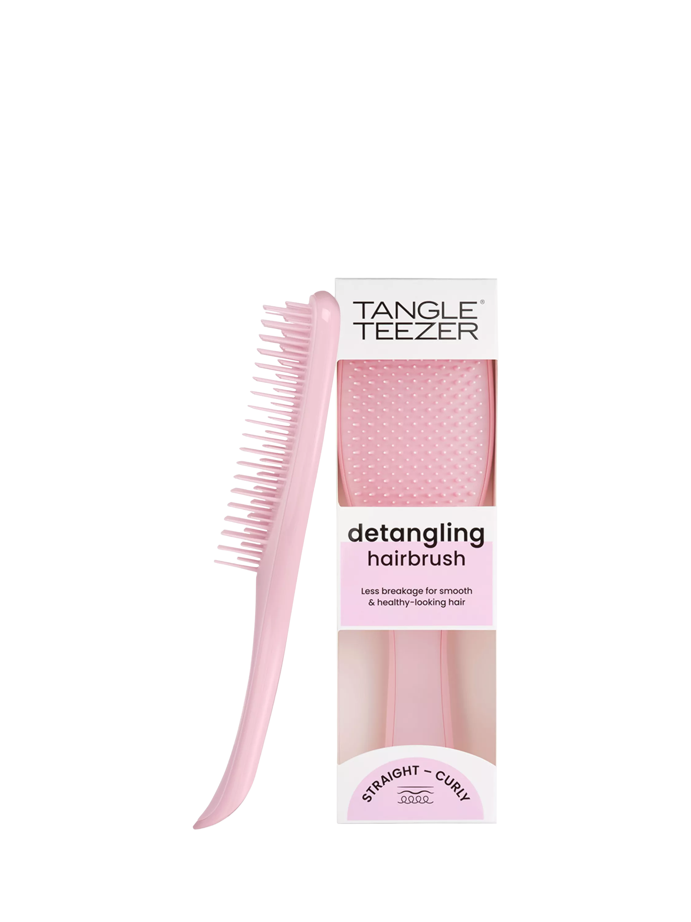 Tangle Teezer detangling hair brush Millennial Pink (British brand)