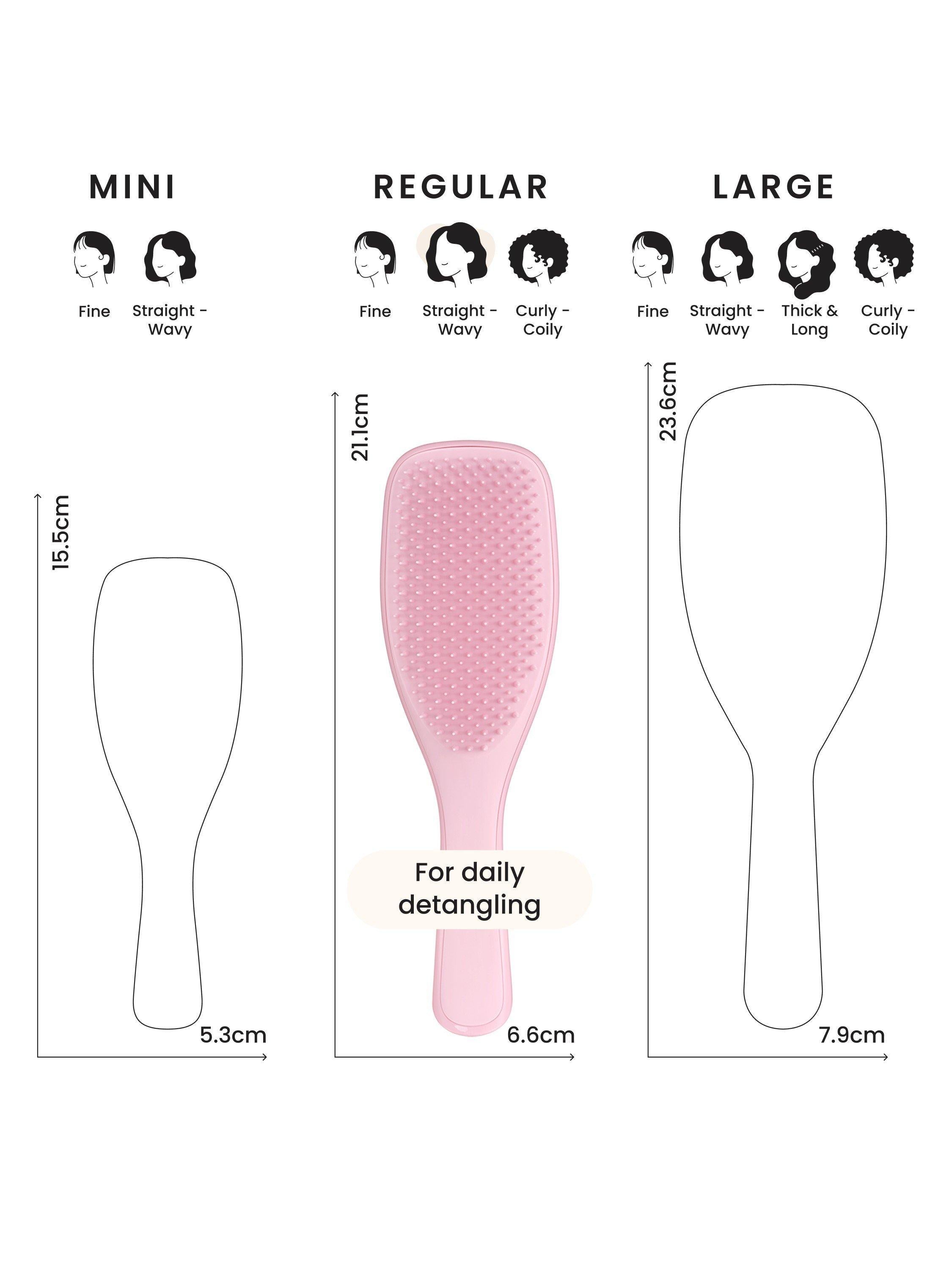Tangle Teezer detangling hair brush Millennial Pink (British brand)