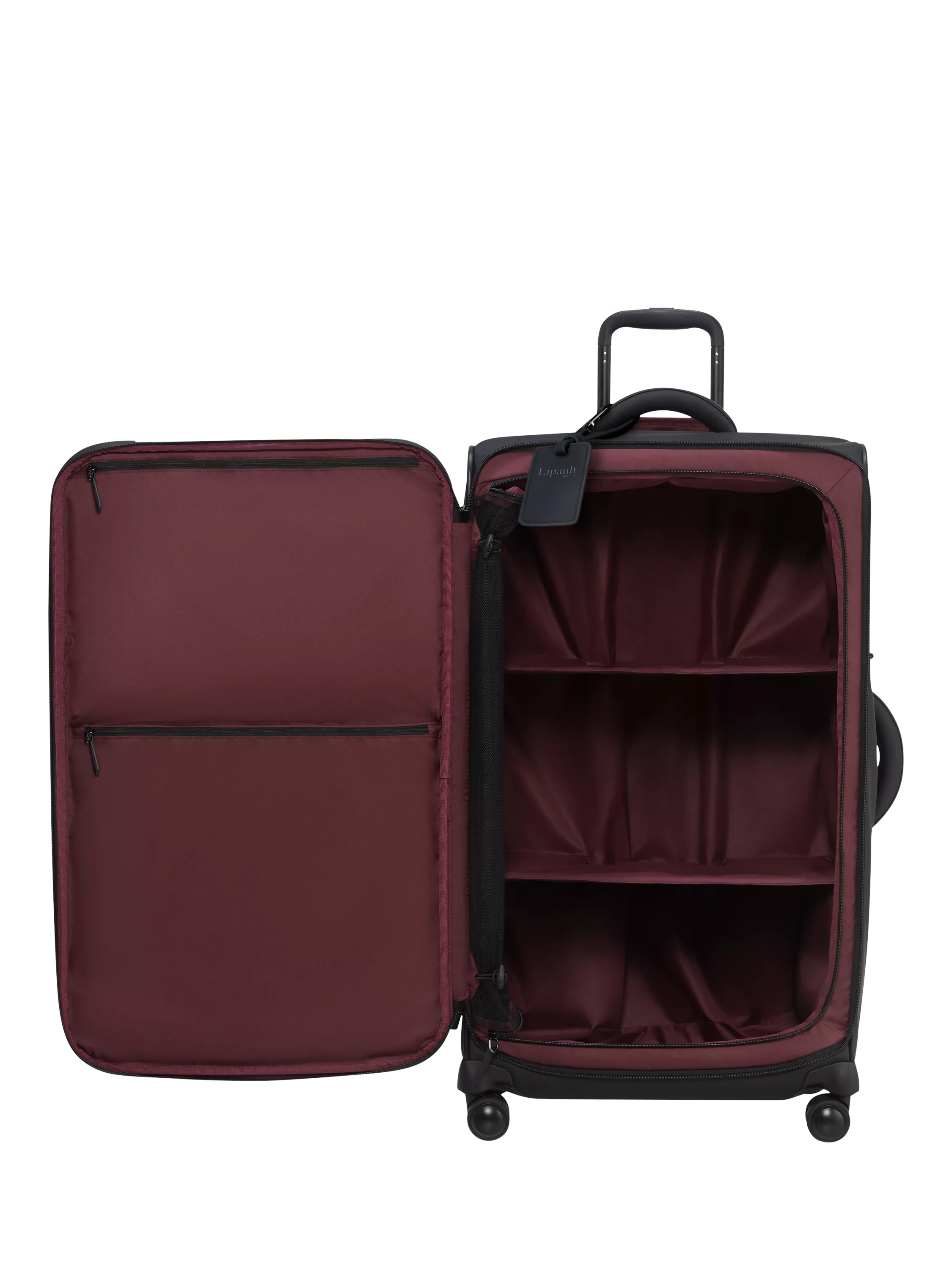 Lipault extra large 79cm suitcase black UK version