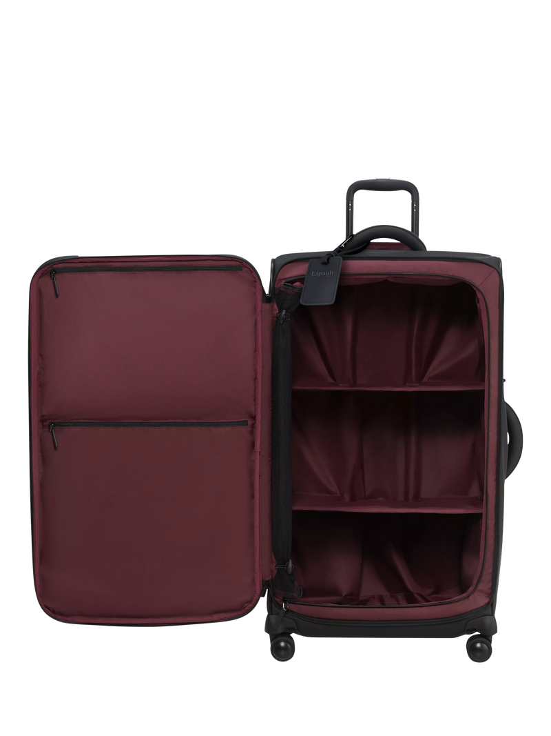 Lipault extra large 79cm suitcase black UK version