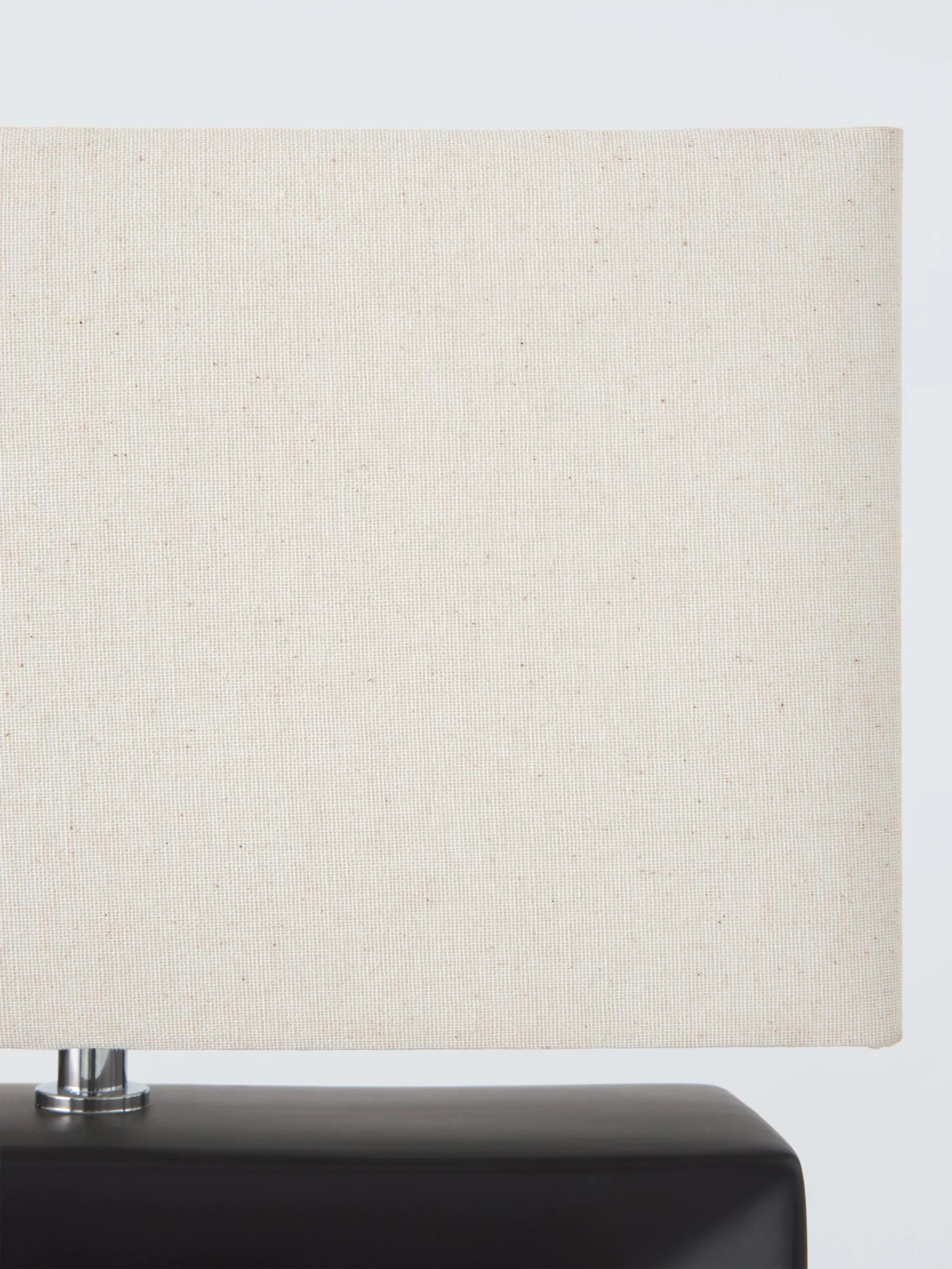 John Lewis Amani short block table lamp black 35cm (British brand)