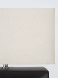 John Lewis Amani short block table lamp black 35cm (British brand)