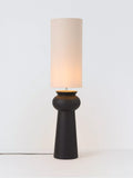 John Lewis ceramic floor lamp black large, UK version