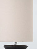 John Lewis ceramic floor lamp black large, UK version