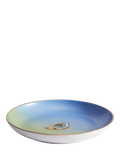 L'OBJET Lito porcelain plate 13cm green blue (British brand)