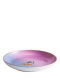 L'OBJET Lito porcelain plate 13cm blue pink, imported from the UK