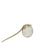 L'OBJET Gecko magnifying glass gold-plated brass design - British product