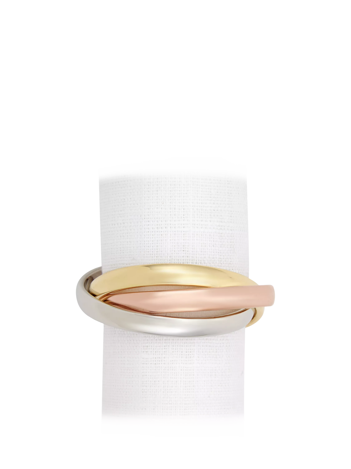 L'OBJET triple band napkin rings set of 4 - British product