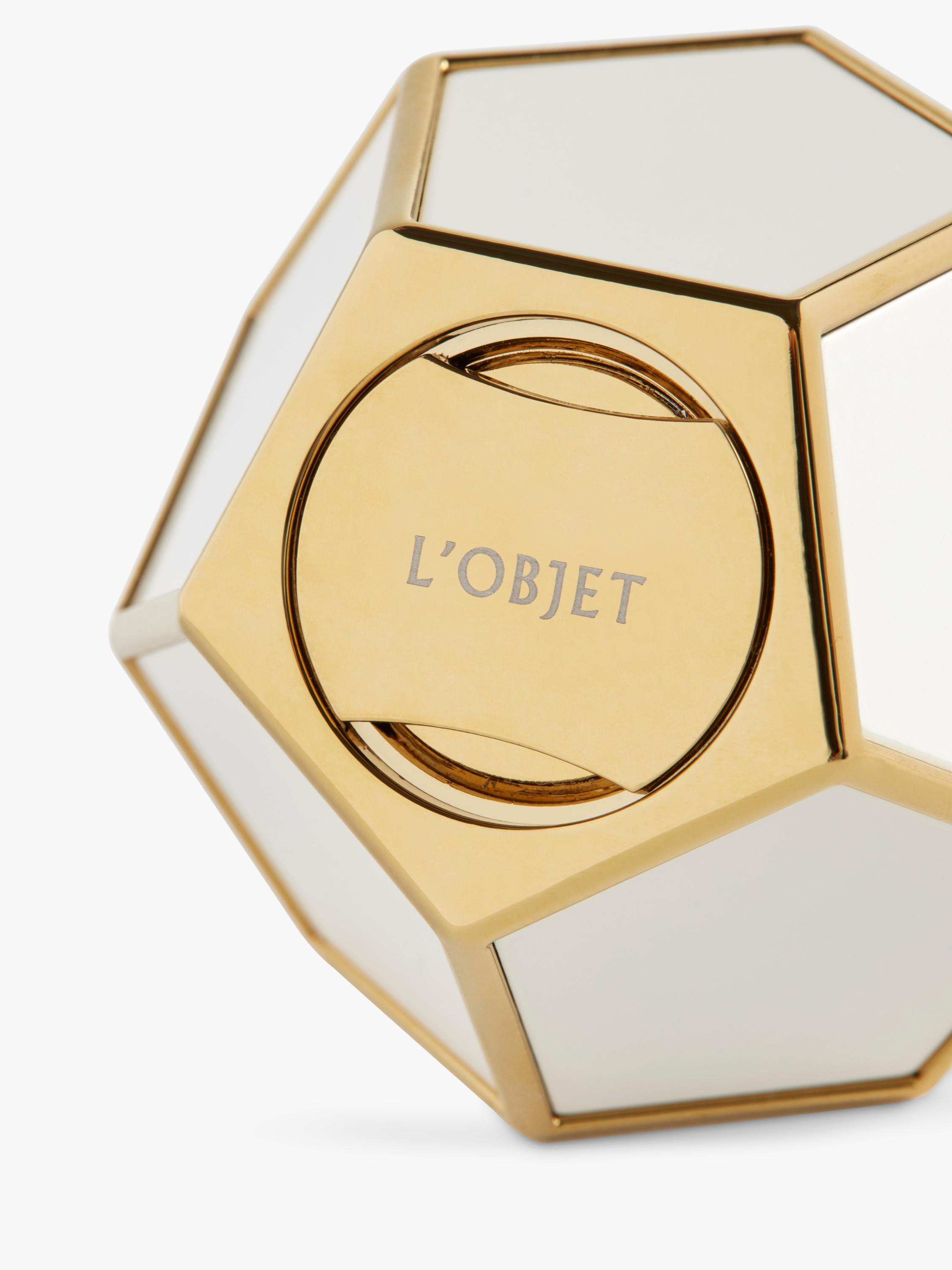 L'OBJET gold plated salt and pepper shakers set of two (British brand)