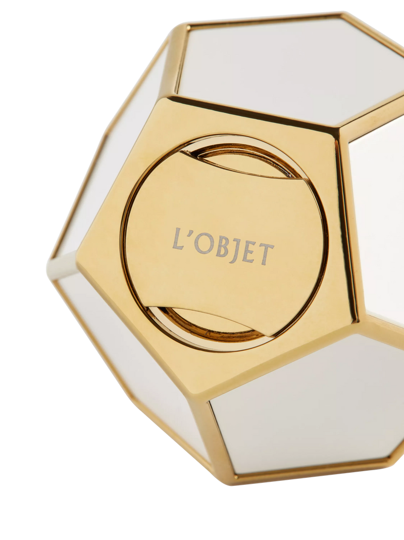 L'OBJET gold plated salt and pepper shakers set of two (British brand)
