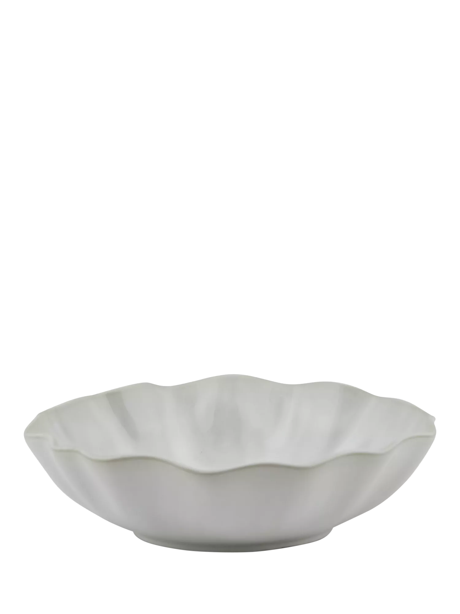 Neptune stoneware pasta bowl white 22.5cm British brand