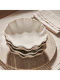 Neptune stoneware pasta bowl white 22.5cm British brand