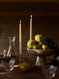 Neptune Malborough footed marble bowl 28cm natural, UK version