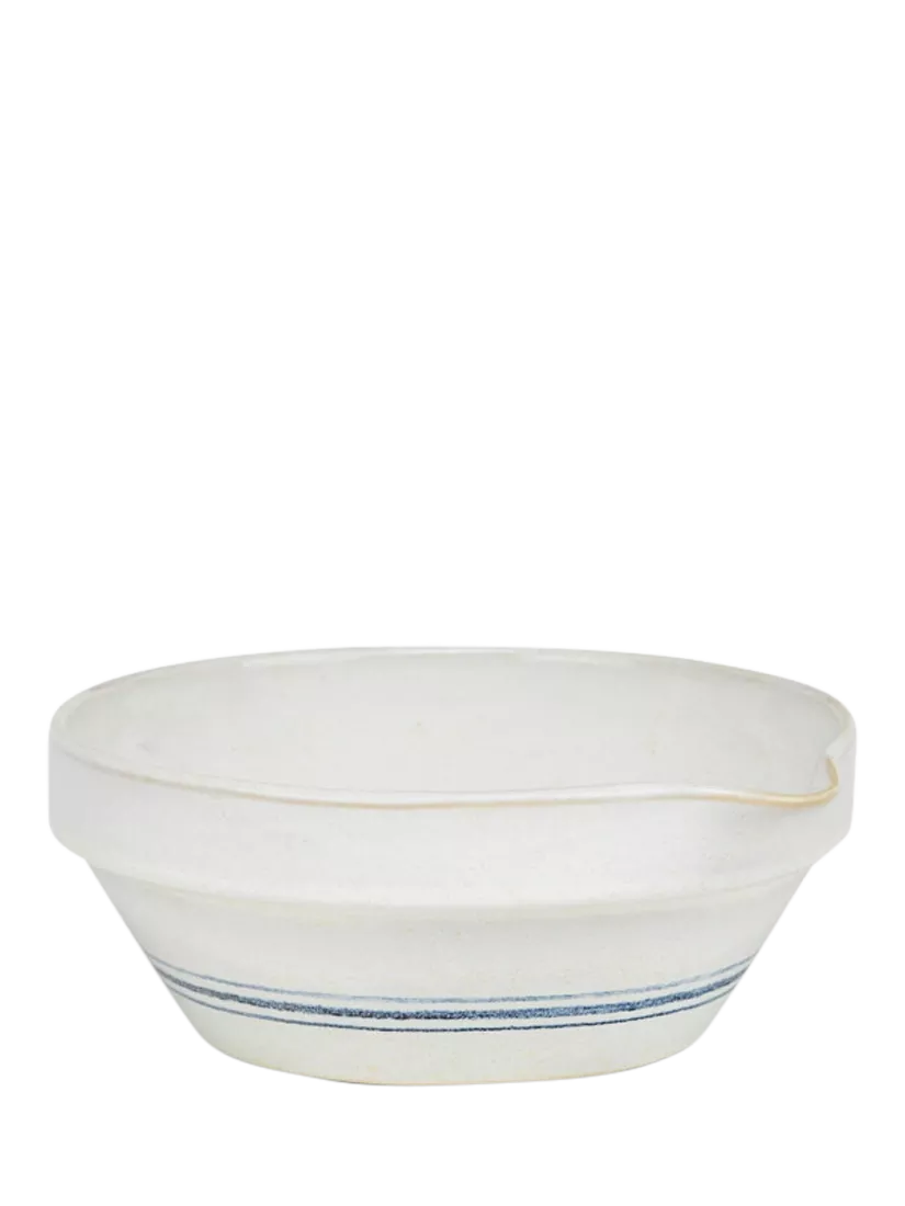 Neptune Melbury medium mixing bowl natural navy, imported from the UK