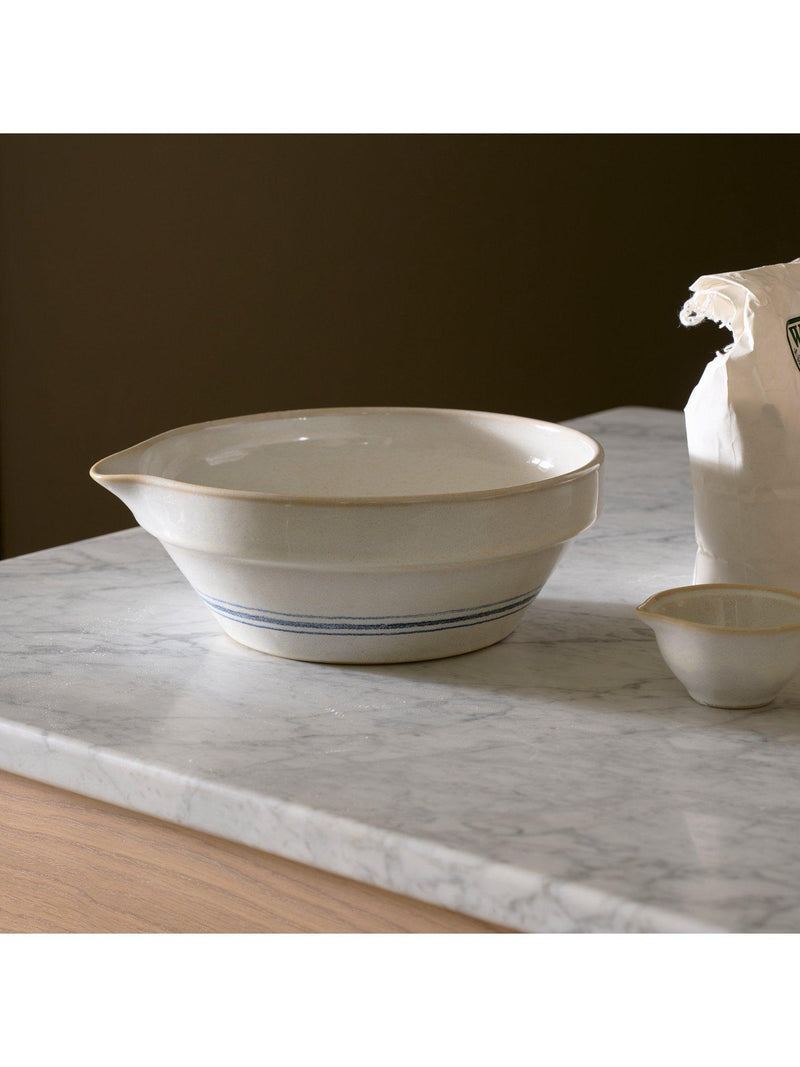 Neptune Melbury medium mixing bowl natural navy, imported from the UK