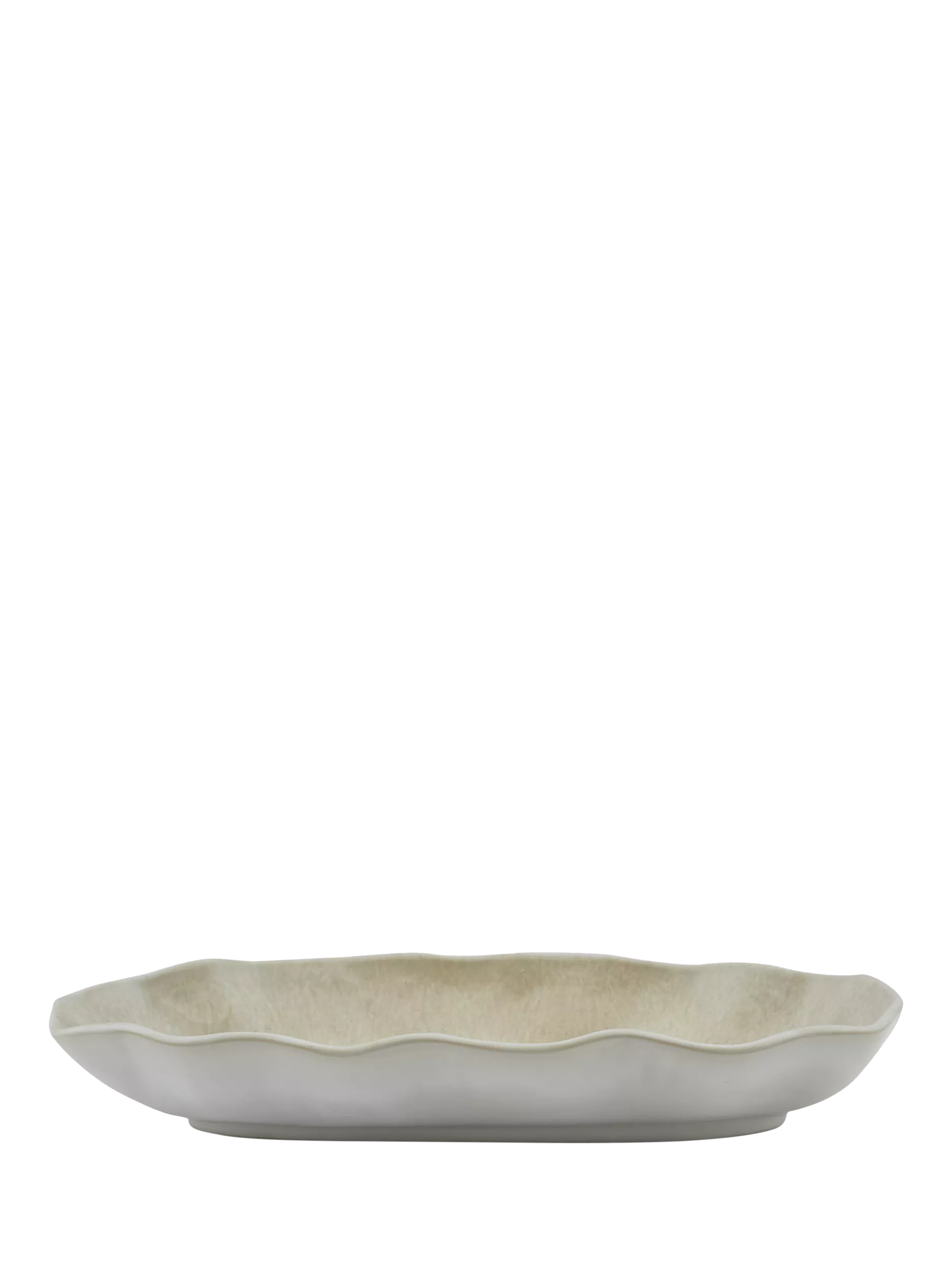 Neptune stoneware bread platter white 24cm, imported from the UK