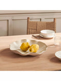Neptune Sennen white stoneware serving platter 39cm (British brand)